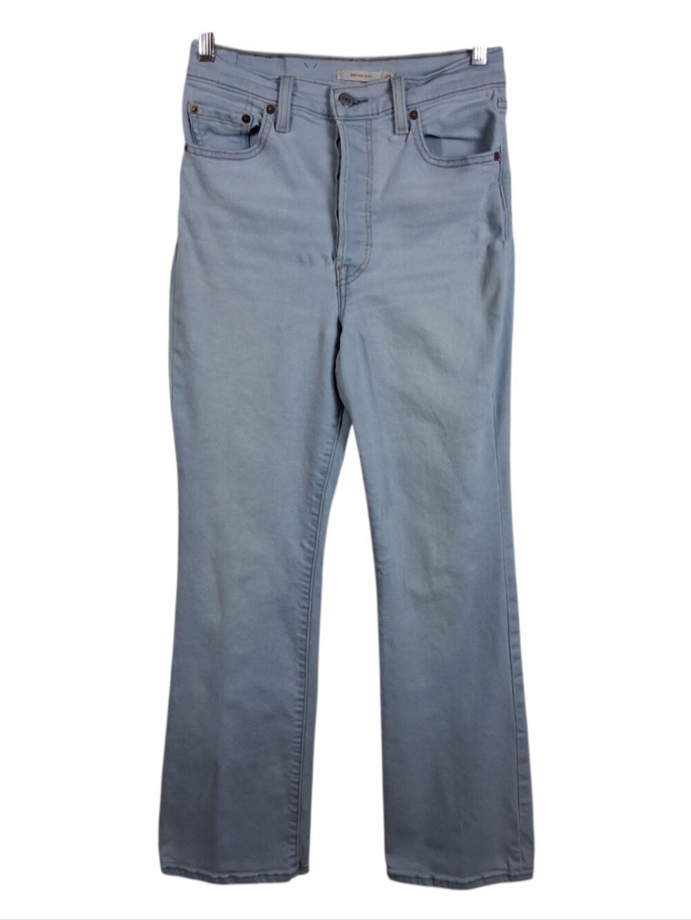 Levi's Womens 29 Light Blue High Rise Ribcage Boot Denim Jeans 36934-0013
